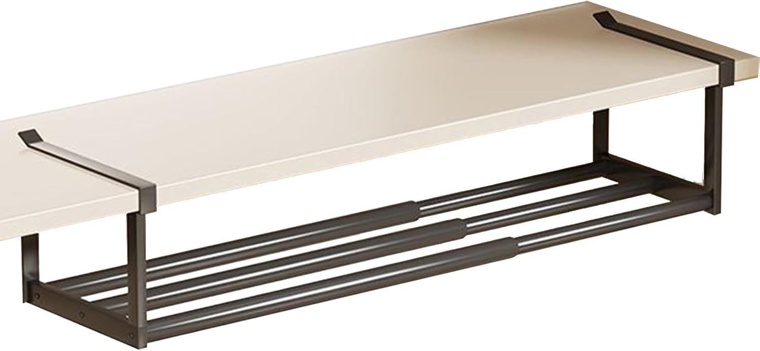 Adjustable Under-Shelf Storage Rack – Expandable Cabinet Organizer  for Kitchen, Bathroom, Closet, or Shoes