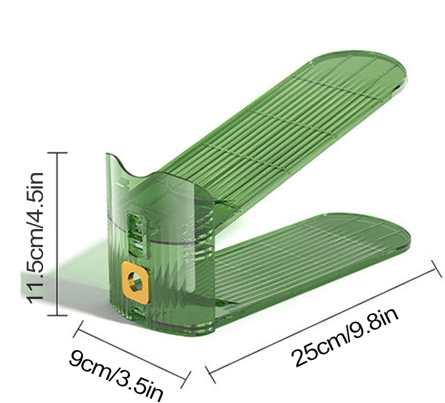 Adjustable Double-Layer Shoe Slot Organizer – Space-Saving Shoe Rack with Non-Slip Design for Sneakers, Heels, Flats, and More