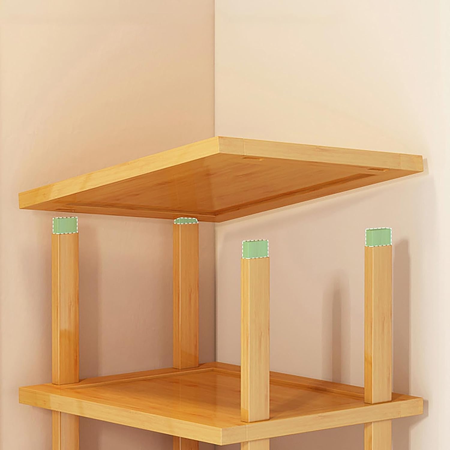 5-Tier Wooden Storage Rack – Multipurpose Shoe Organizer, Bookshelf, and Display Shelf for Entryway, Living Room, or Bedroom